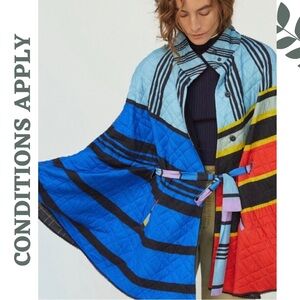 Conditions Apply Quilted Patchwork Jacket One Size